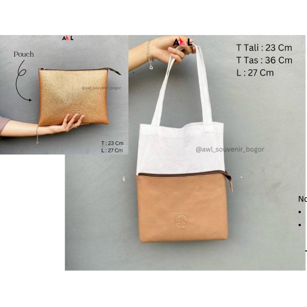 Totebag Spunbond Prada pouch