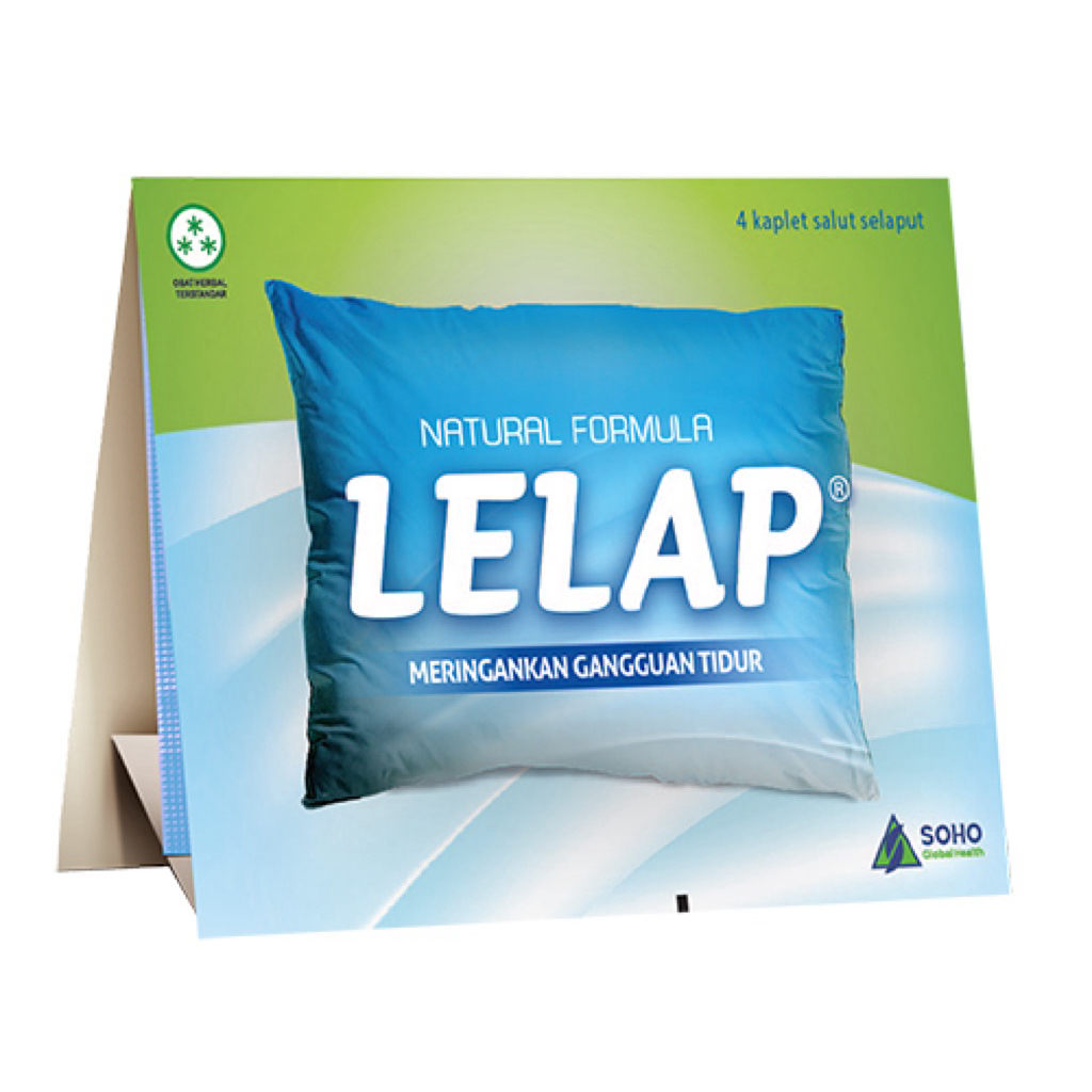 Lelap Obat Tidur Herbal 4 Tablet - Meringankan Gangguan Tidur