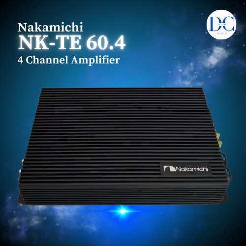 Power Amplifier Mobil - Nakamichi NK-TE 60.4 - 4 Channel - Power Amplifier Audio Mobil - Plug N Play