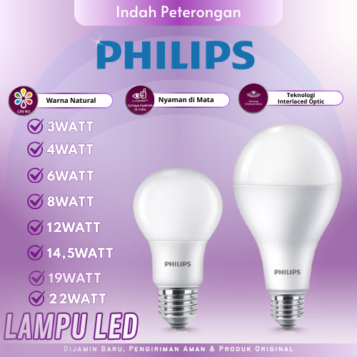 LAMPU PHILIPS/LED PHILIPS/LAMPU LED