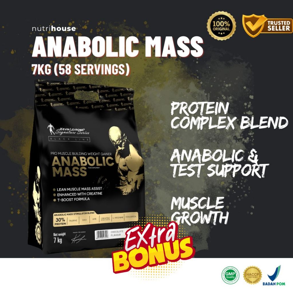 Kevin Levrone Anabolic Mass Gainer 7kg Mass Gainer Kevin Levrone Medan Nutrihouse