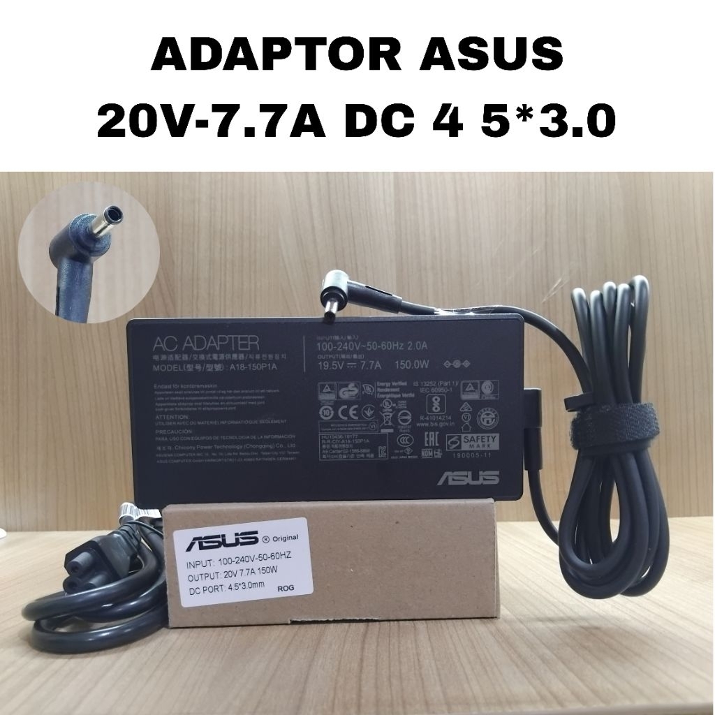 ADAPTOR ASUS 20V - 7.7A DC 4.5*3.0 ORI