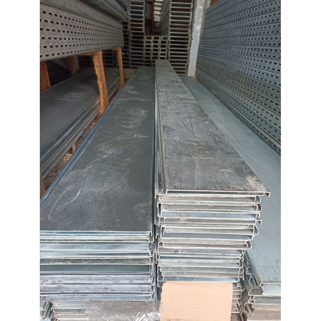 cover tray tutup kabel tray 500x3000mm plat 1.8 electro galvanis