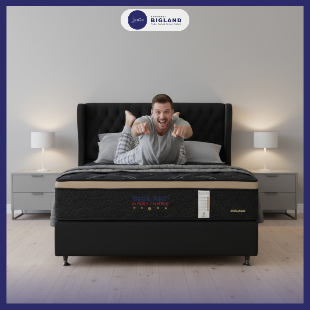 Springbed Hotel Premium 30 cm Kasur pegas anti goyang tahan lama 120x200, 140x200, 160x200, 180x200 