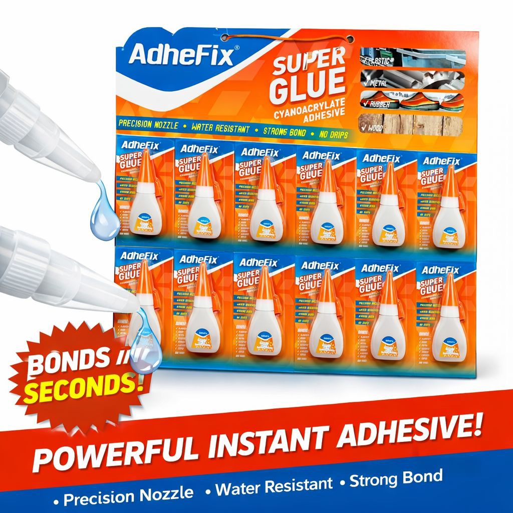 Lem Adhefix Lem Botol Lem Tetes Lem Cair Harga 1 Lembar ( Isi 12 Pcs )