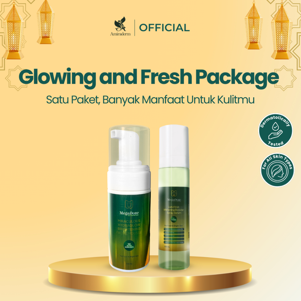 MegaDoze Glowing and Fresh Package - Professional Grade Skincare
