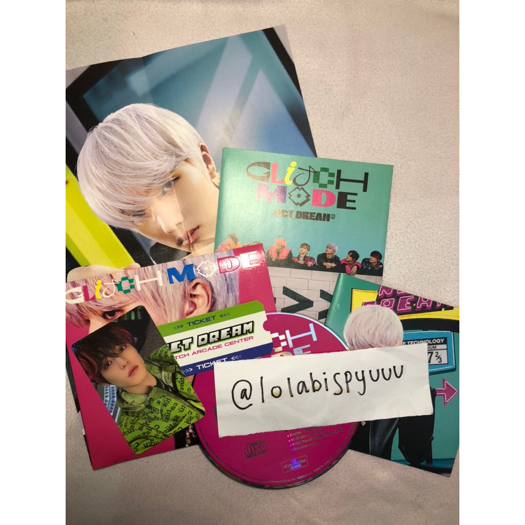 [ALBUM UNSEALED FULL SET] ALBUM NCT DREAM GLITCH MODE DIGI PACK (Jisung ver.) BACA DESKRIPSI
