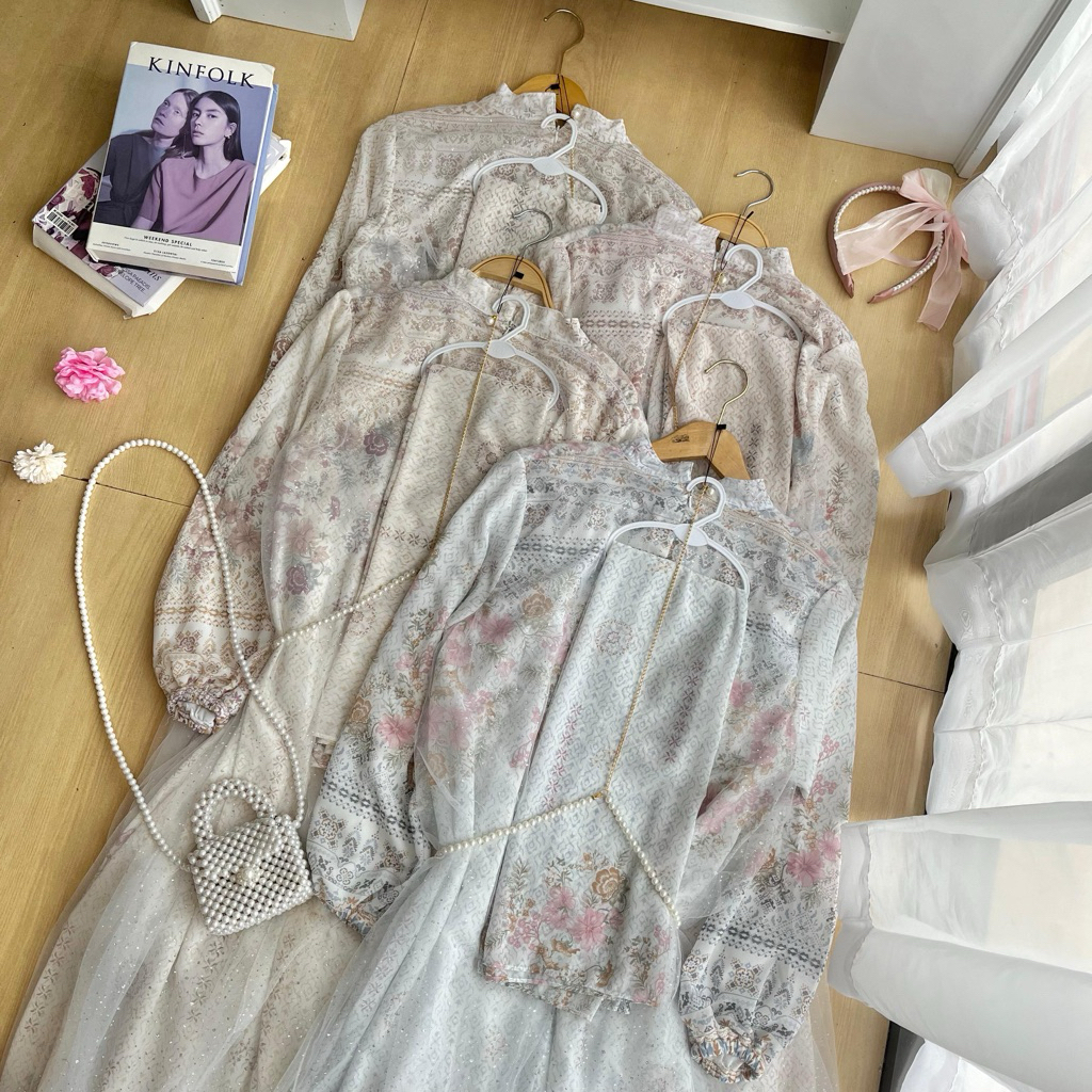 GAMIS WANITA REMAJA KEKINIAN//OUTFIT LEBARAN OUTFIT KONDANGAN KEKINIAN 609