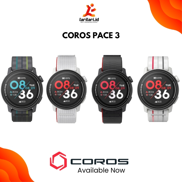 COROS - PACE 3 GPS Sport Watch Jam tangan olahraga