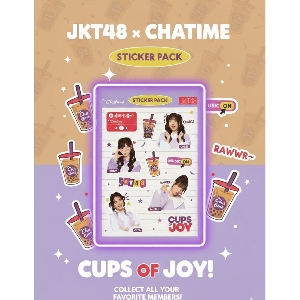 STIKER CHATIME X JKT48