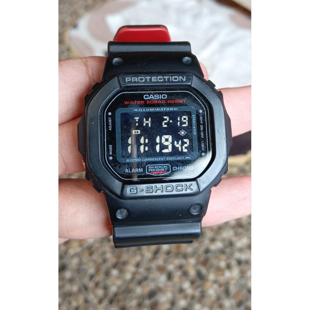 Casio G-Shock DW-5600HR Second/Bekas/Preloved
