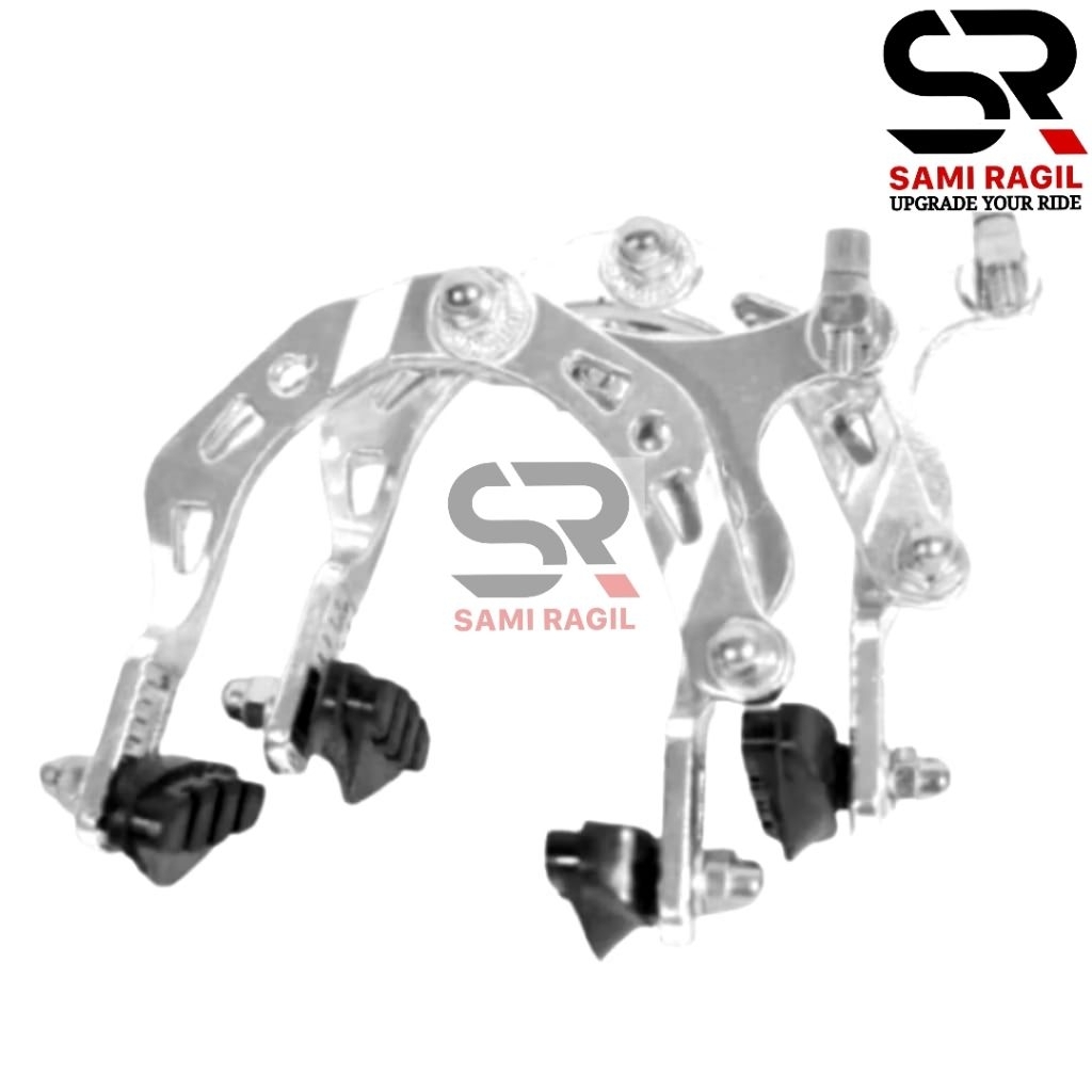 Rem U Brake Set Sepeda Bmx Mtb Federal Balap Alloy Ubrake Anodized U-Brake Alumunium Kaliper Caliper