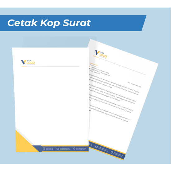 Print / Cetak Kop Surat A4 80 gr