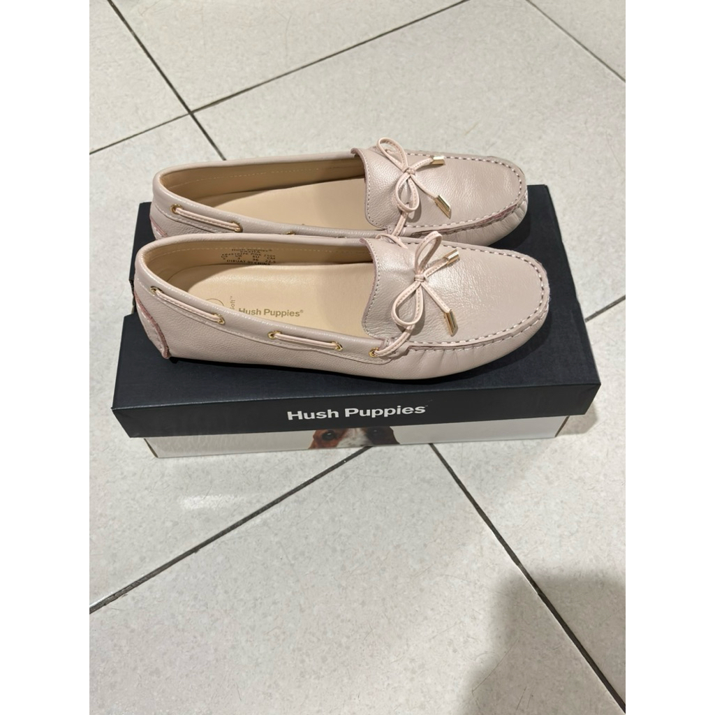 [PRELOVED] Hush Puppies Sasha loafers in a pink/beige color (Asli Hush Puppies)