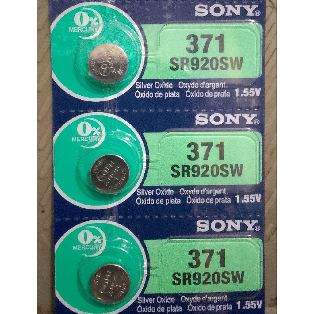 Baterai SONY 371 SR920SW Batere Jam Tangan SR 920SW Original