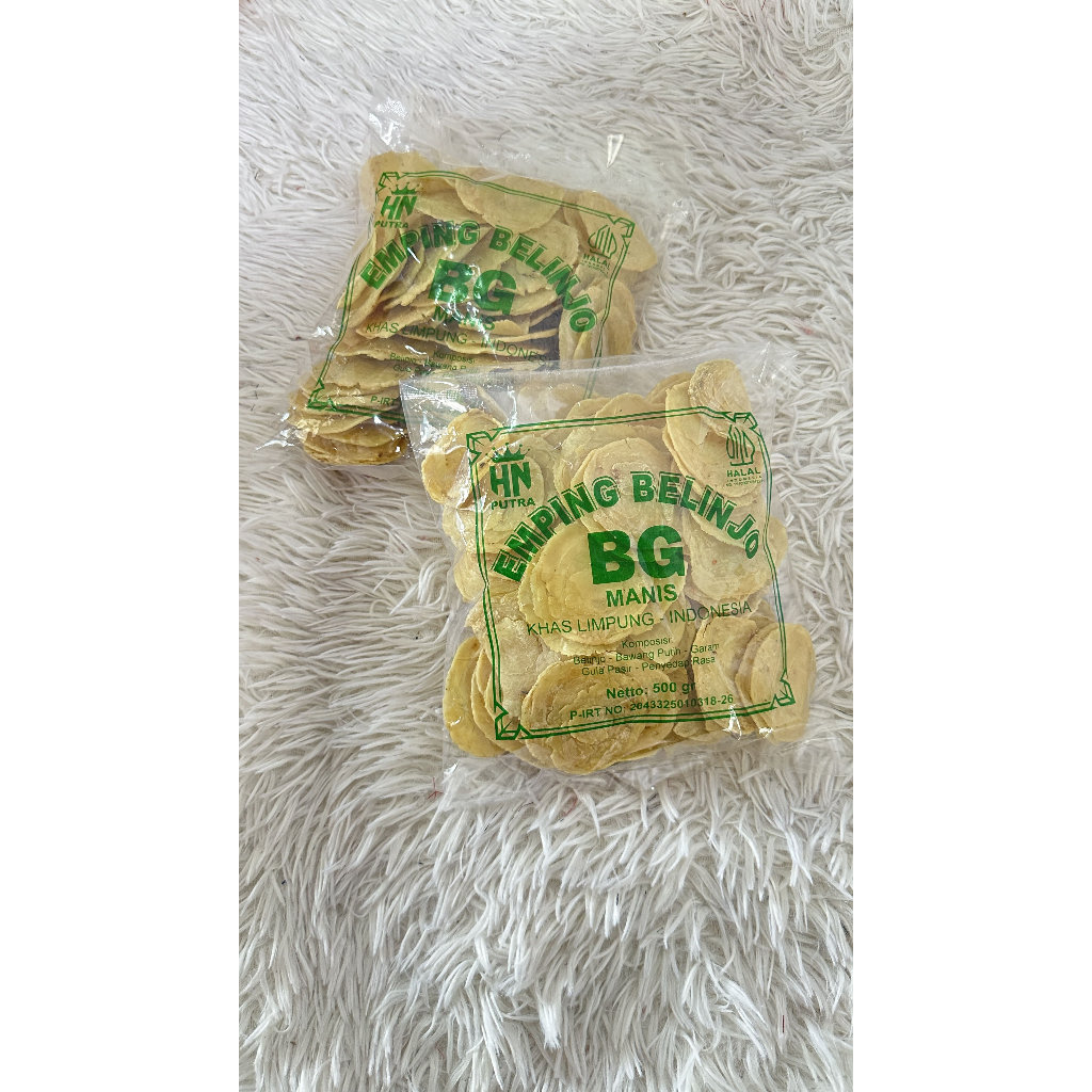 Emping Mlinjo Manis mentah 500gr / Emping mlinjo mentah khas Limpung