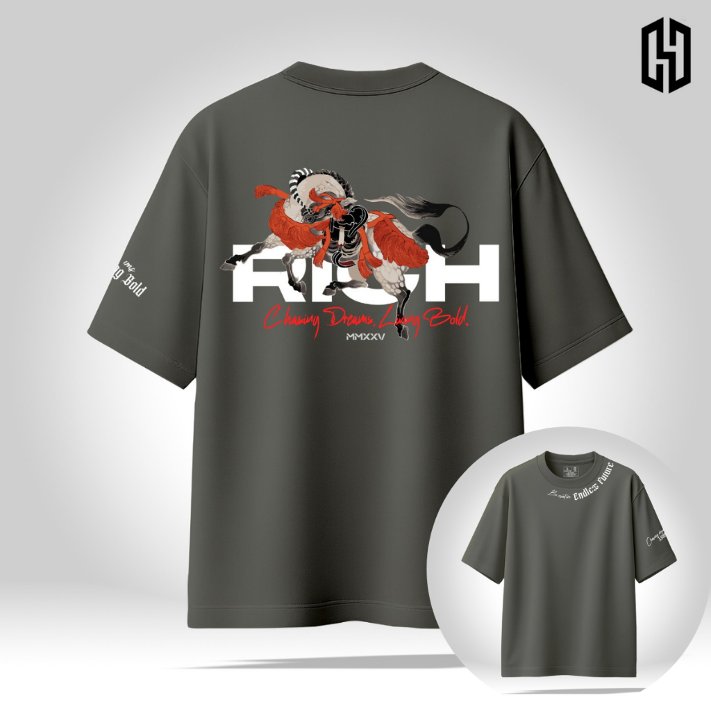 HAENHA Kaos Oversize Heavyweight Rich Cotton Combed 16S