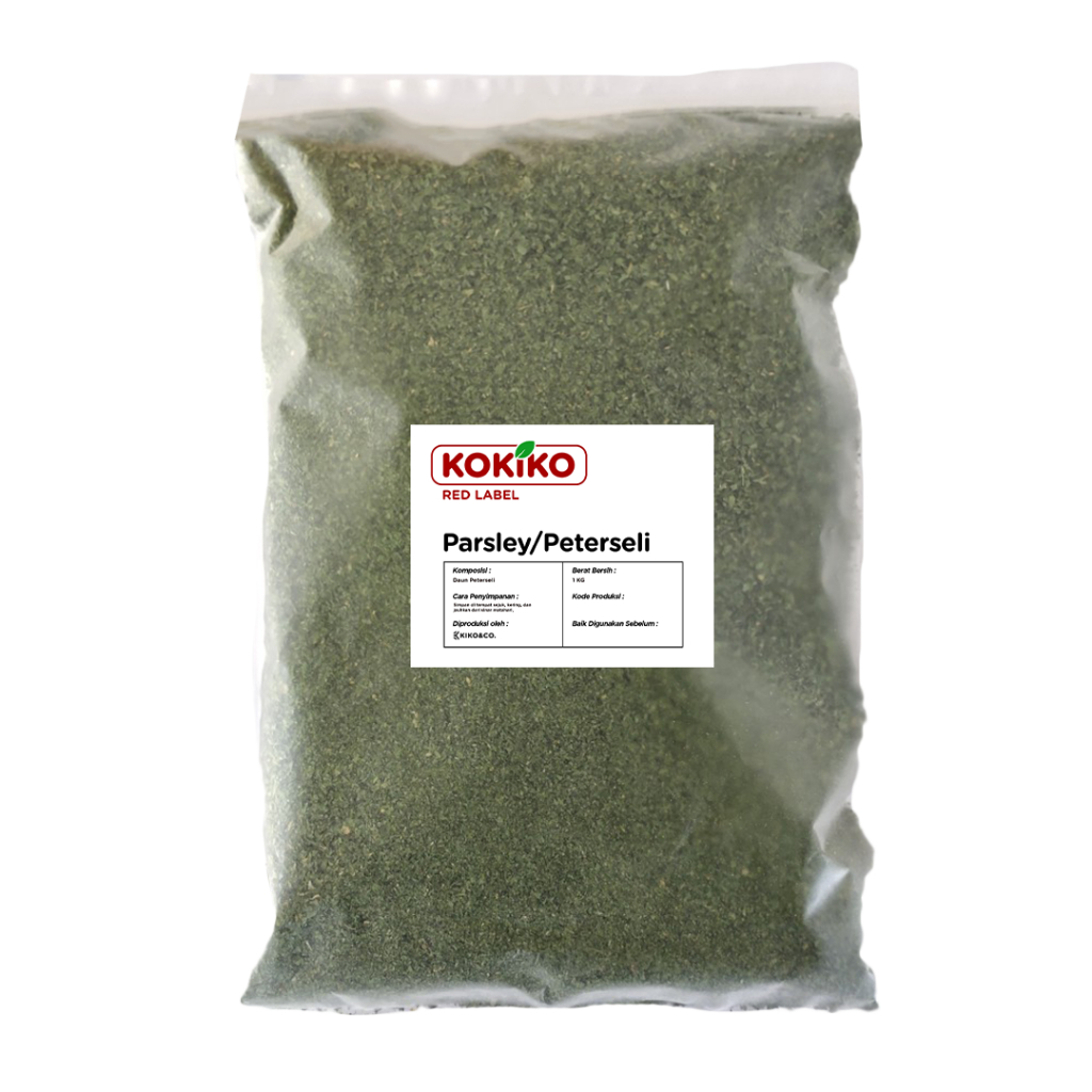 KOKIKO PETERSELI KERING / DRIED PARSLEY 1KG REDLABEL