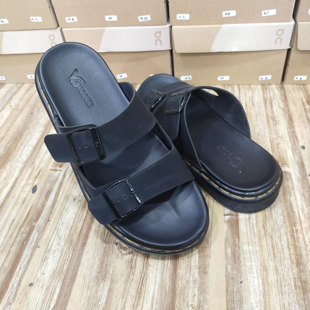 Vogue Project - sandal slide pria selop empuk anti slip casual formal morva