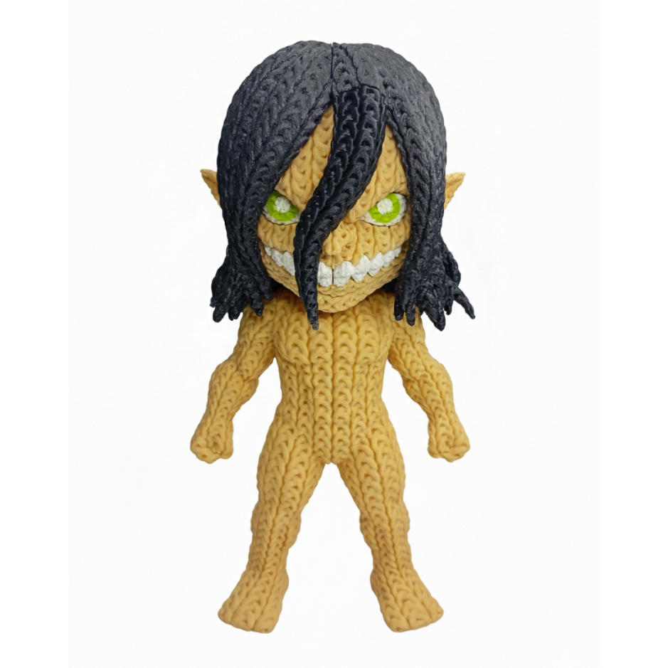 /Dygo /Figure Articulated /Mainan Artikulasi /3D Print /Attack on Titan/Eren Yeager