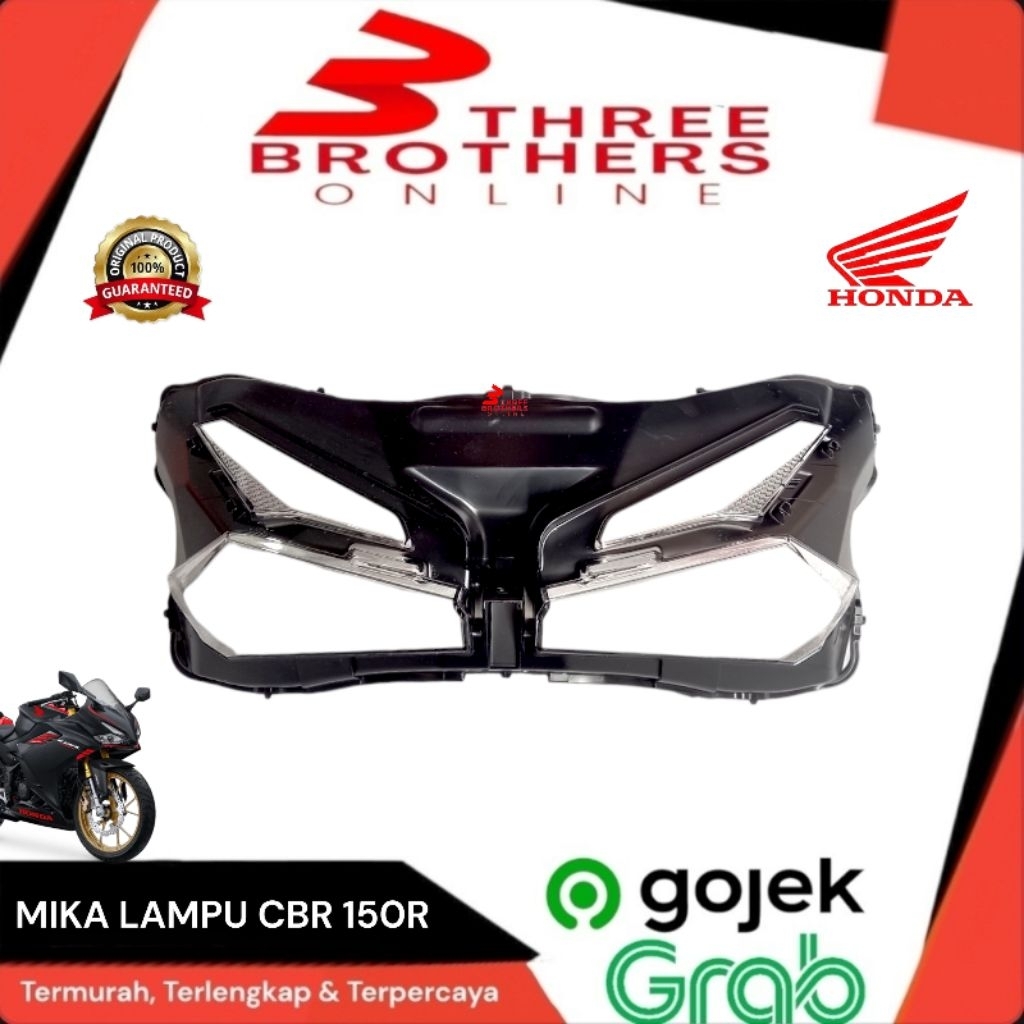 Mika kaca lampu depan Cbr 250 rr cbr 150 led new original