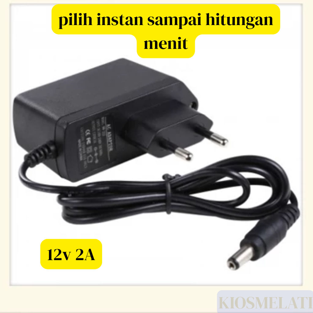Charger senter Kepala Besar (Jack Besar) / adeptor travel colok listrik / Cas Senter kepala/Adaftor 