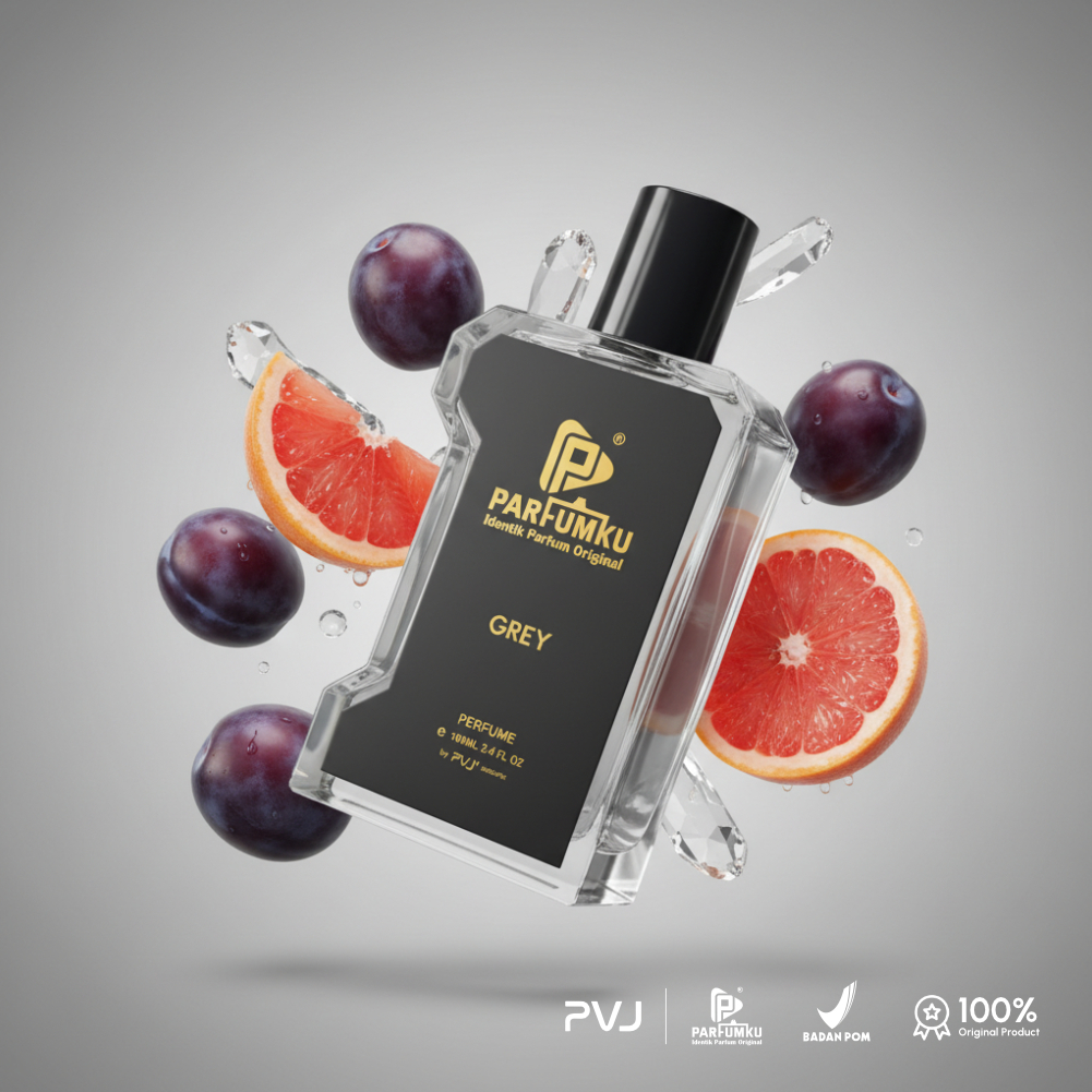 Grey Eau De Parfum Indoor For Men Parfumku by PVJ