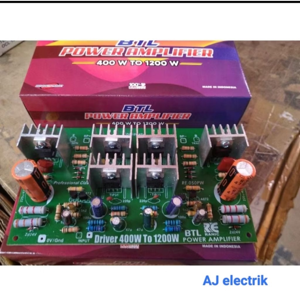 Kit Power Driver BTL Bridge 400Watt