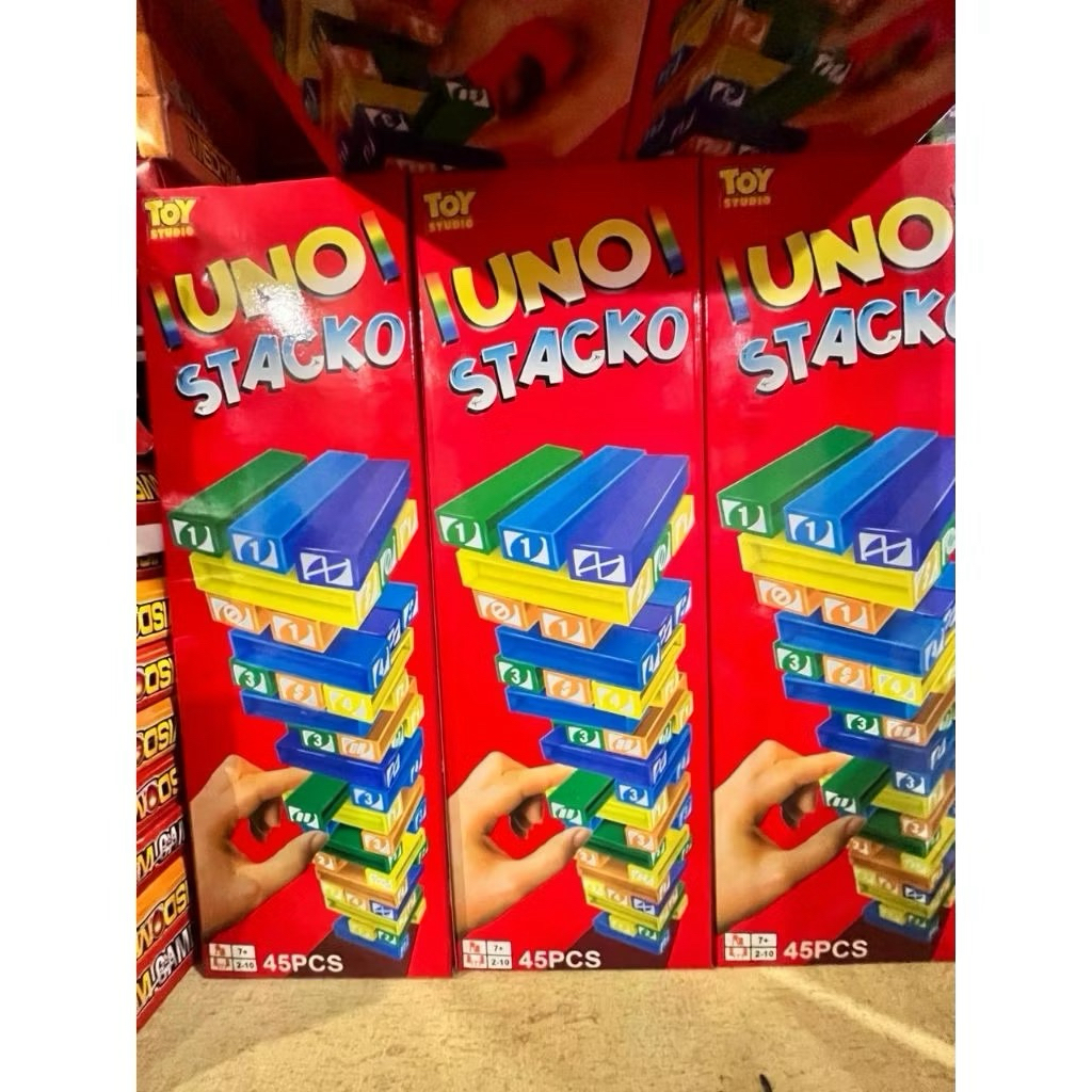 Mainan Uno Block Jumbo Plastik Warna Warni – Balok Susun Besar Edukasi Anak – Stack Block Jumbo Mura