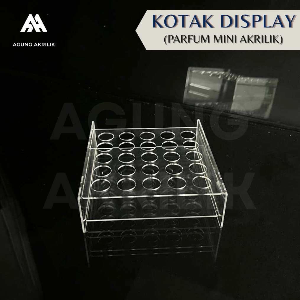 Kotak Display Parfum Akrilik / Rak Parfum Organizer