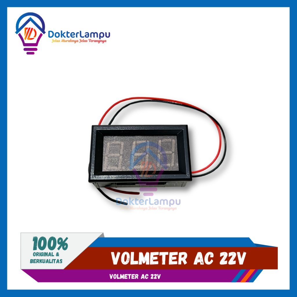 Volt meter Digital VU AC 220 0.56"