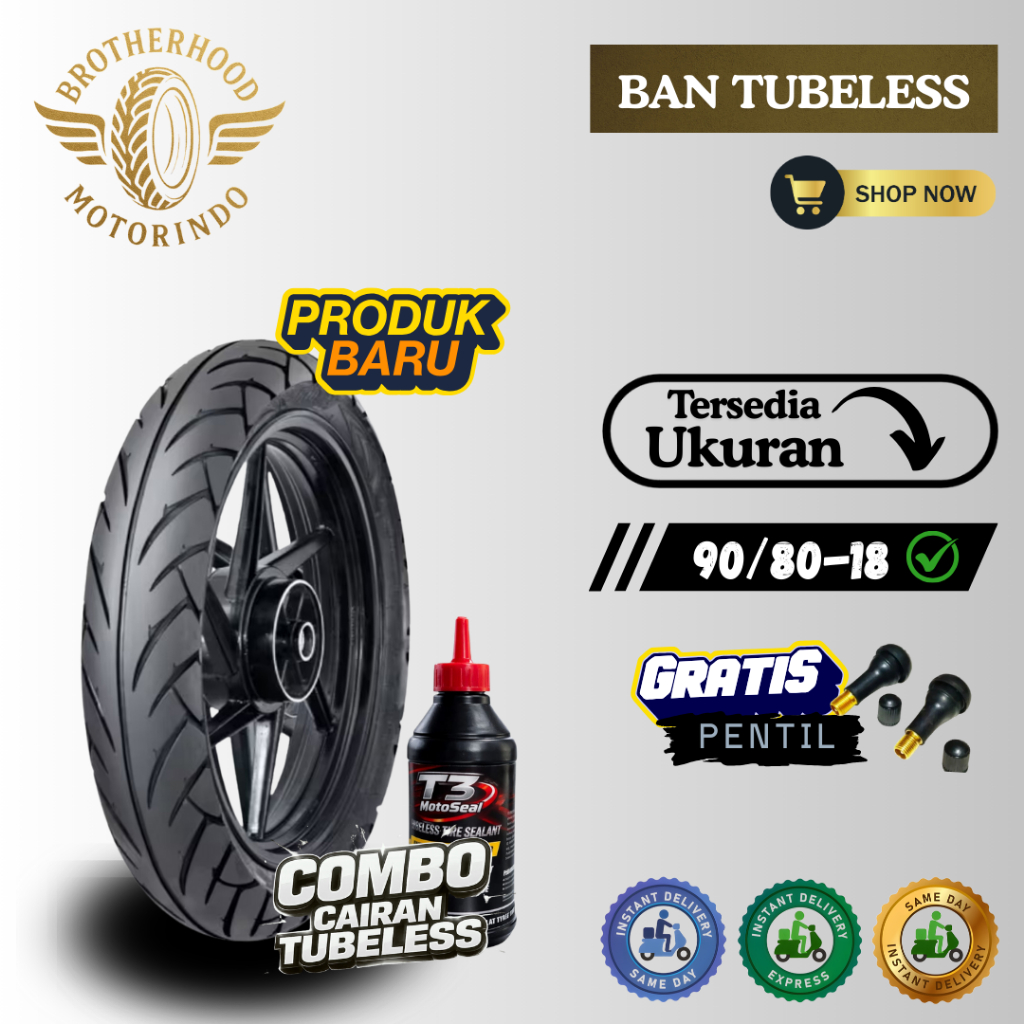 BAN FDR SPORT XT 90/80-18 / BAN TUBLES RING 18/ BAN MOTOR RING 18 / BAN FDR RING 18 / MOTOR KING