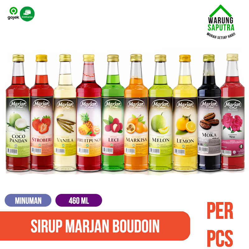 Syrup Marjan / Sirup Marjan Boudoin All Varian 460 mL