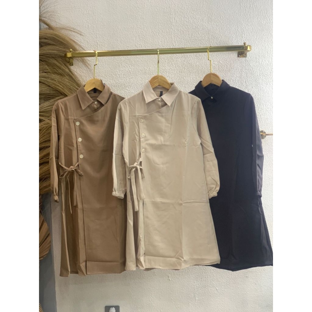 tunik tali samping wanita dewasa