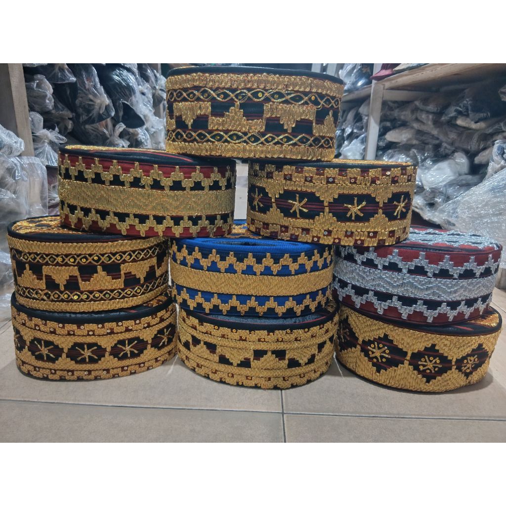 Peci tapis kapal bordir/peci tapis lampung/peci tapis pesawaran