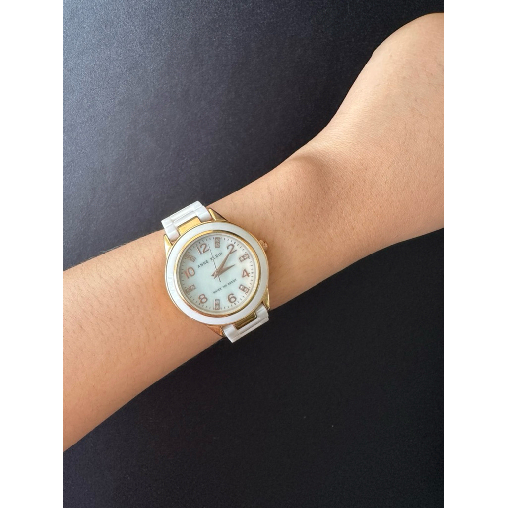 Anne Klein White Ceramic Watch