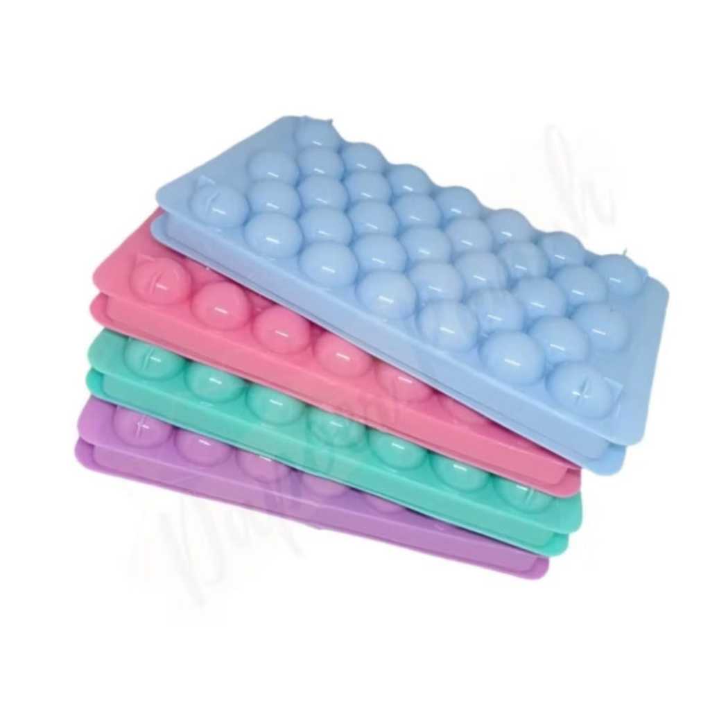 (6 PCS)Cetakan Jelly Telur Puyuh Size S M L/Cetakan Agar 33 Lubang