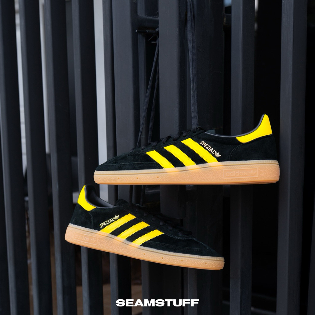 Adidas Spezial Core Black Yellow