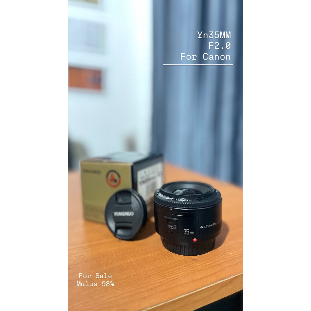 lensa 35mm Yongnuo for Canon