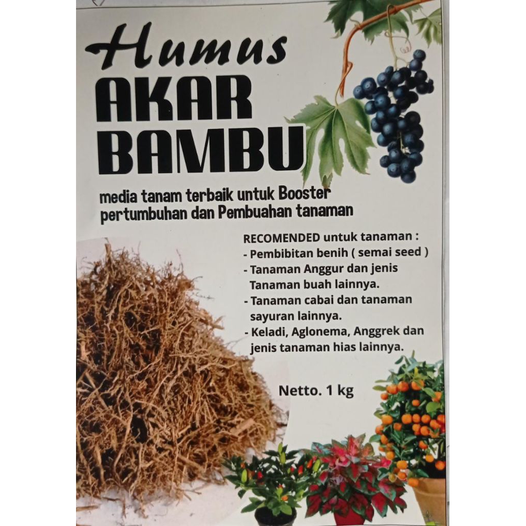Humus Akar Bambu 1kg