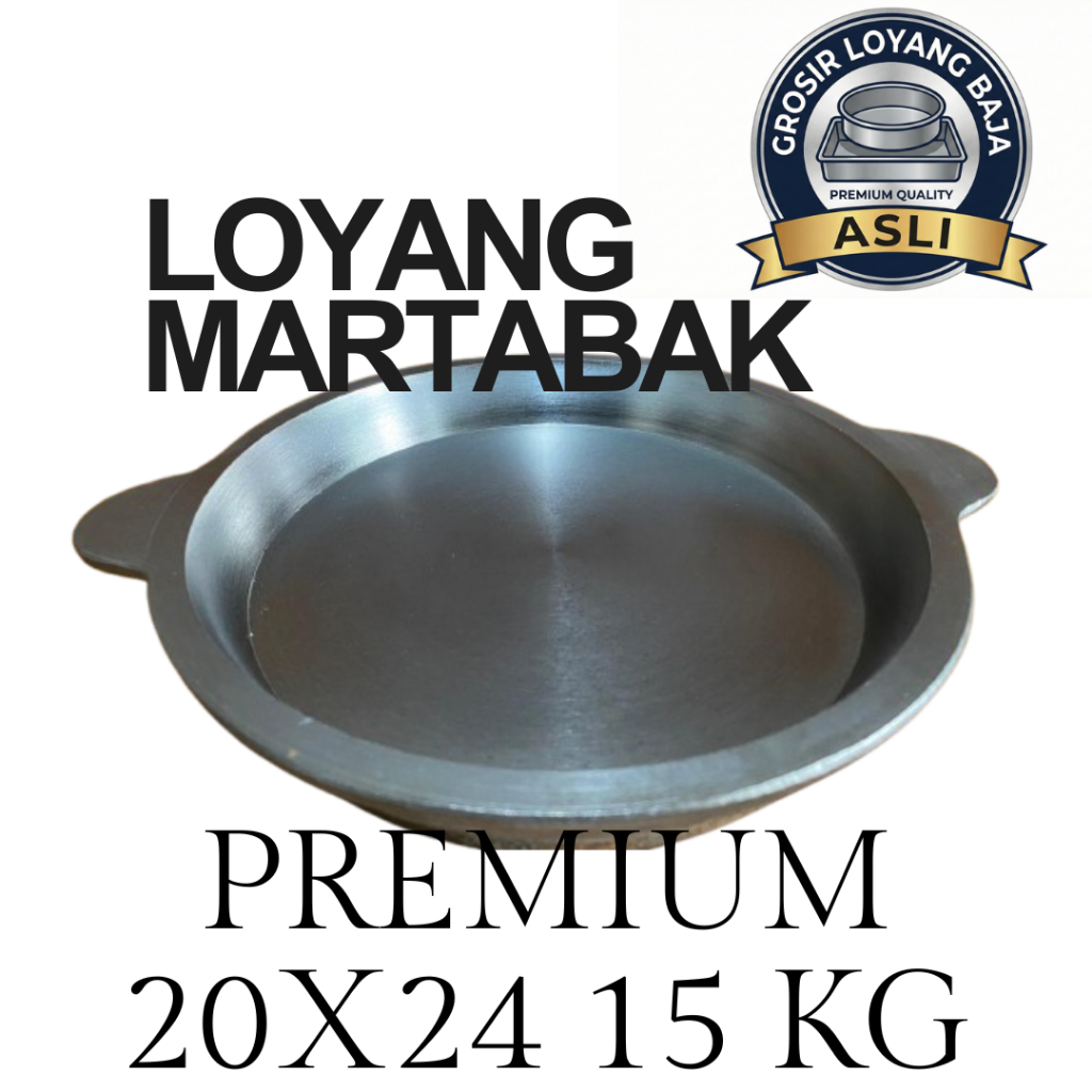Loyang Martabak Manis Besi Baja Asli Tebal - Grosir Alat Cetakan Kue
