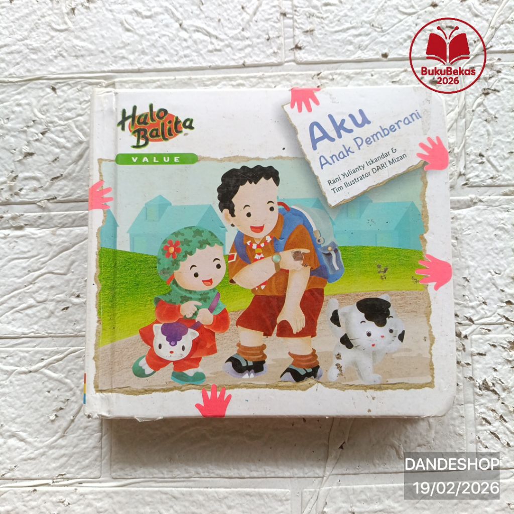 Halo Balita Value #12 Aku Anak Pemberani - Buku Cerita Anak Muslim Bekas Preloved boardbook