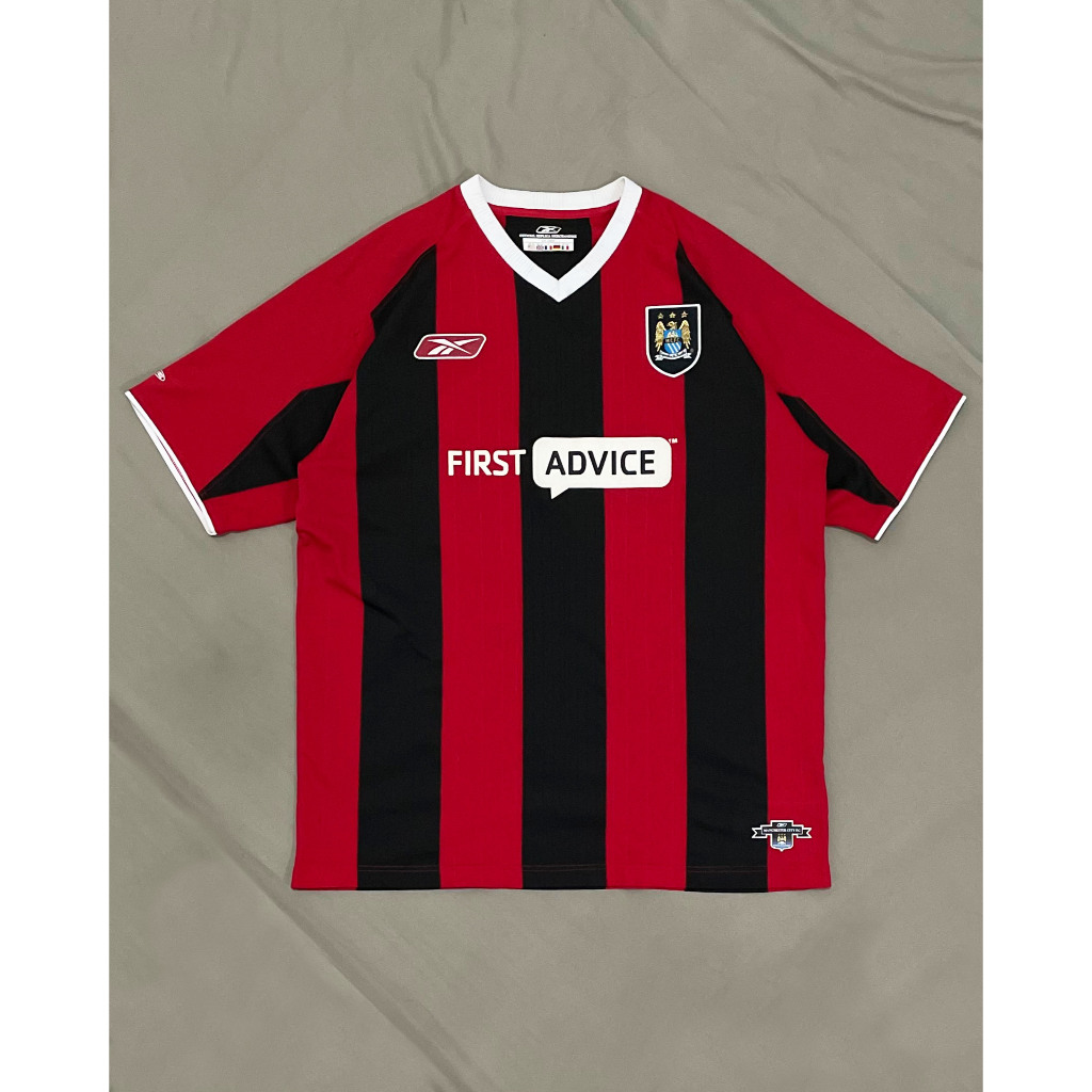 Original Reebok Manchester City Away Kit 2003 2004 2005 Jersey Bola Vintage