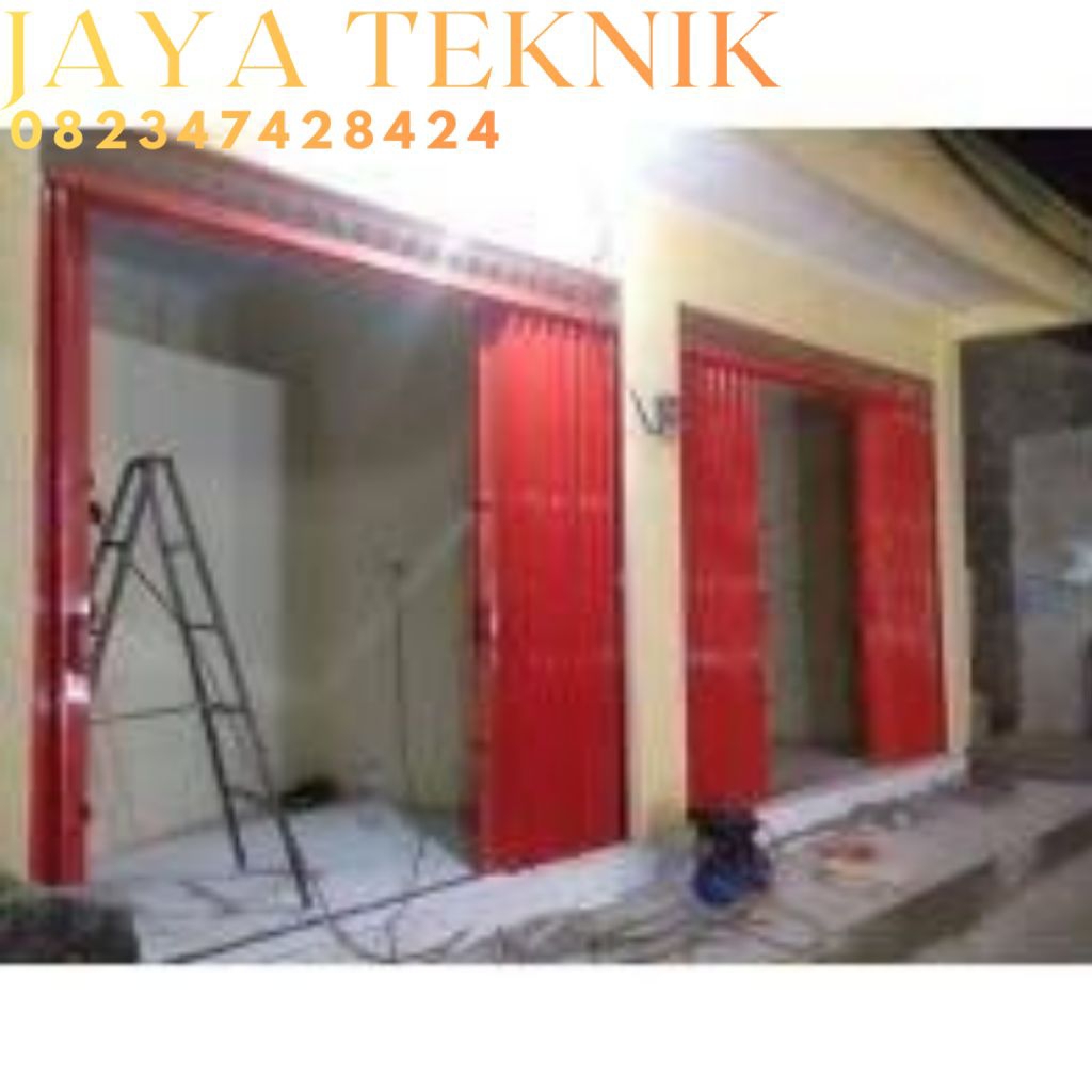 Rolling door galvanis folding gate besi