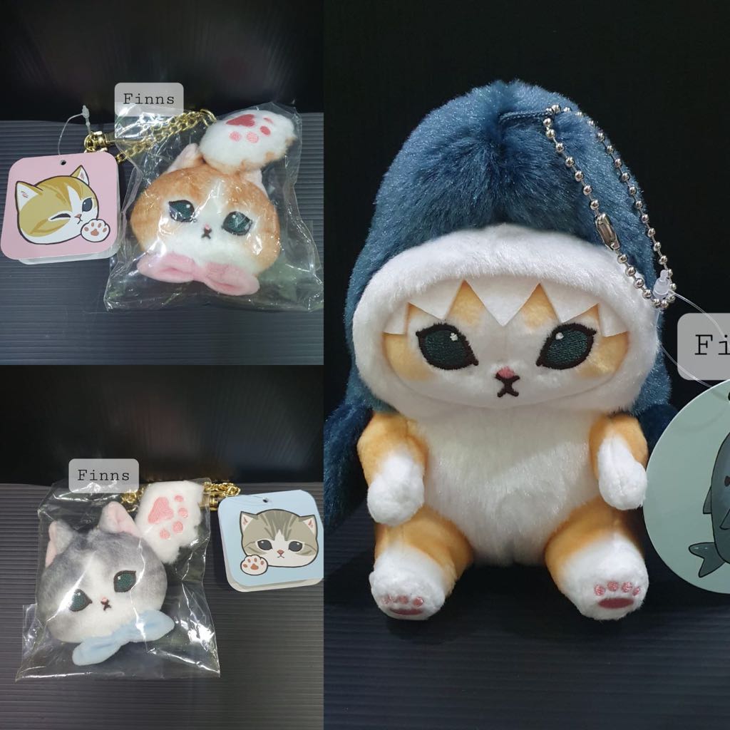 Mofusand Cat Doll Bagchain Japan Boneka Kucing Mofusand Gantungan Tas Boneka Jepang