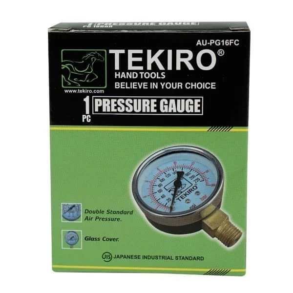 TEKIRO ALAT UKUR TEKANAN ANGIN KOMPRESOR - PRESSURE GAUGE