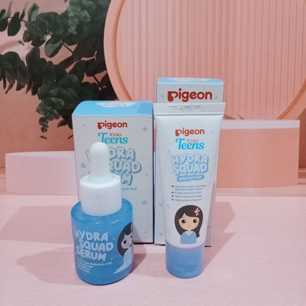 Paket Pigeon Teens Hydra Squad Moisturizer 20ml & Hydra Squad Serum 20ml