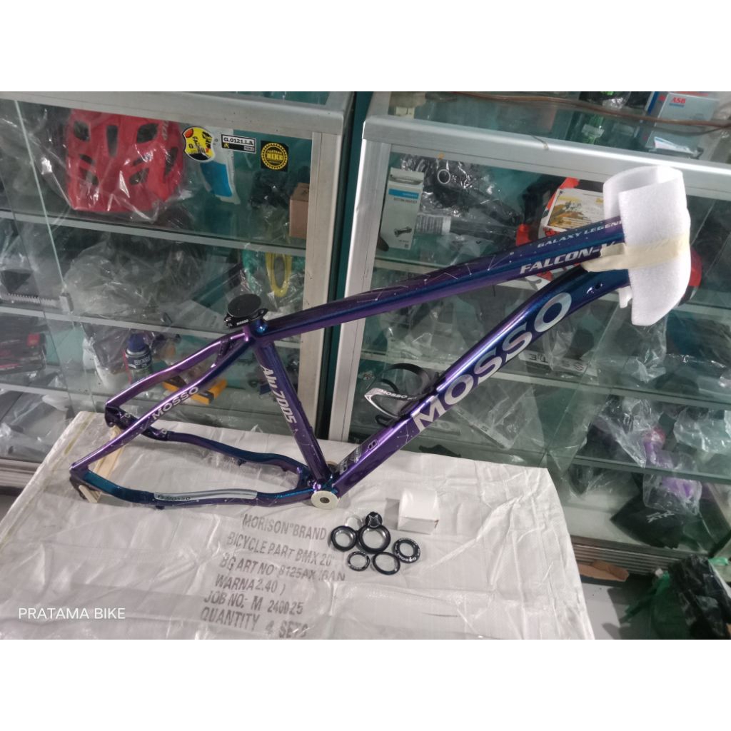 frame sepeda mtb mosso cameleon falcon v galaxy legend 27,5 M