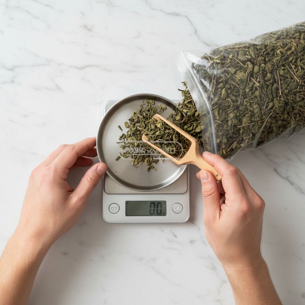 Teh Hijau Asli Teh Kiloan Olahan Baru Dengan Bubuk Teh Hijau Original