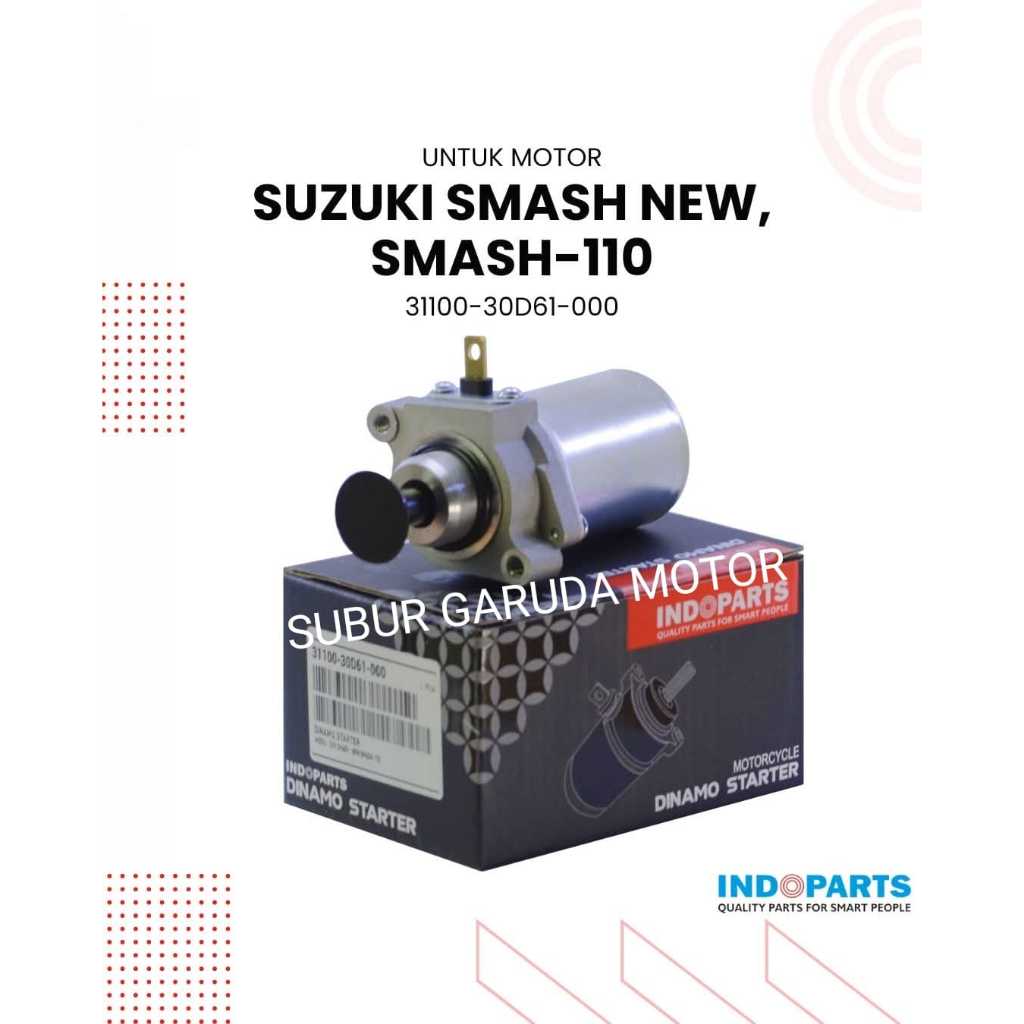 DINAMO STARTER INDOPARTS SMASH NEW SMASH 110 MERK INDOPART ORISINIL STATER ASSY